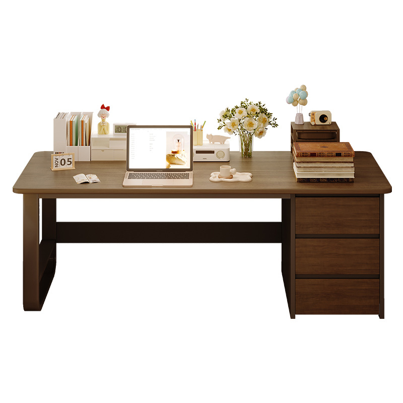 Escritorio para el hogar, simple y moderno, escritorio simple junto a la cama, escritorio de estudio para el hogar para estudiantes, combinación de mesa y silla para computadora de escritorio