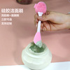 new pattern silica gel Manual Wash brush Beauty Mask Beauty tool Transfer film sticks Remove makeup Dual use Cleansing Brush
