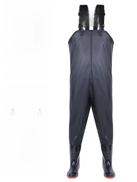 Wholesale water rain pants overalls one-piece waterproof pants men's and women's fishing half-body wading clothes fork clothes hanging fishing pants