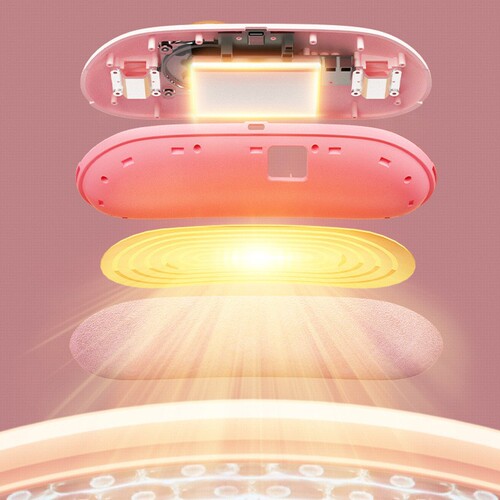 Space Capsule Cute Pet Warming Belt for Girls During Menstrual Period, Auntie’s Tummy Warming Magic Device, Electric Heating Warming Treasure