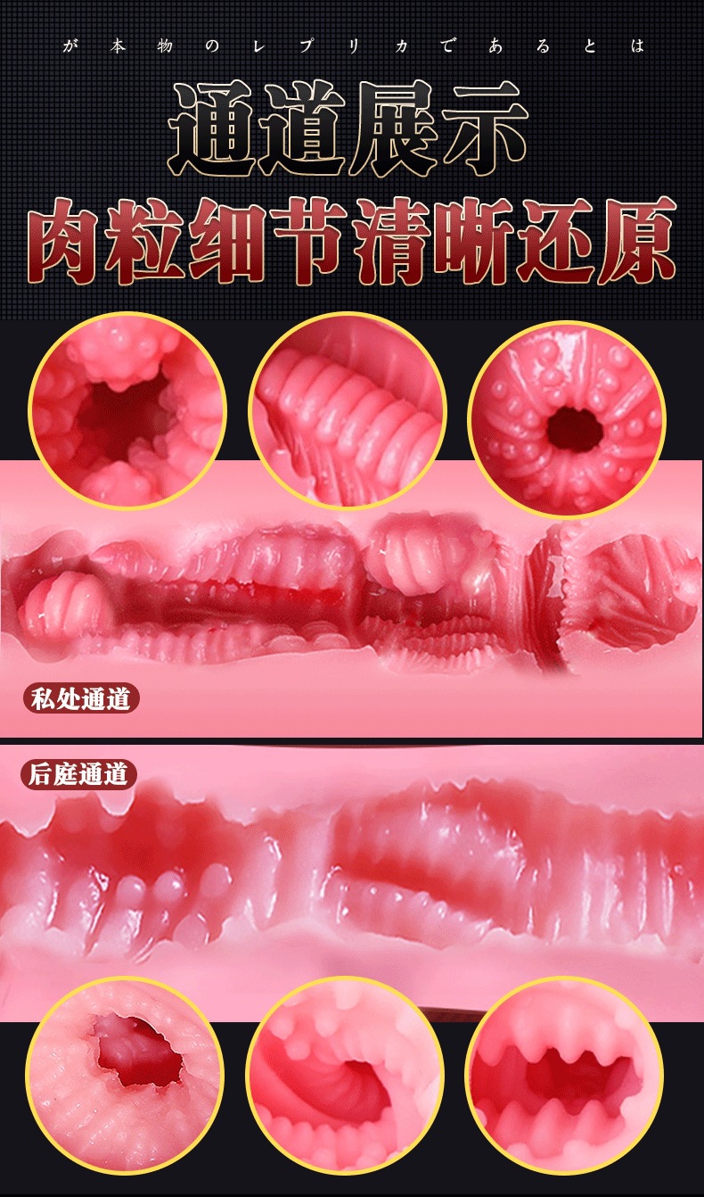 Male Masturbation Insertable TPE Half-Body Model with Buttocks Design, Manual Use — detail image 2