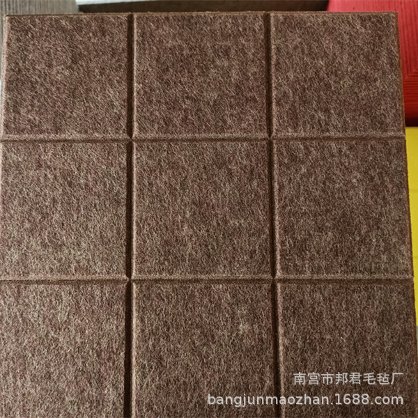 9mm grueso fieltro etiqueta de la pared nueve rejilla tablero de mensajes de Kindergarten trabaja tablero de exhibición de color DIY foto de la pared de fondo