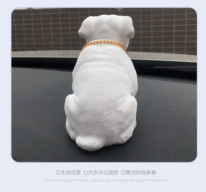 Car ornaments center console car decorations resin shake head dog animal multi-specification creative cute car ornaments