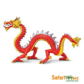 美国Safari神兽仿真动物模型中国龙公主龙帕夫巨龙和平龙儿童玩具