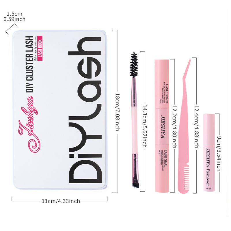 libro de pestañas transfronterizas didiy lash xtensions cluster lashes eyelashes set de pestañas falsas americanas