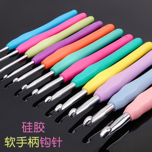 BB4C wholesale crochet tools beginners knitting set wool thick needle hand diy large candy color