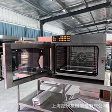 热风循环烤炉烤鸡翅蛋挞四盘五盘热风定时烤箱商用风炉电热烤箱