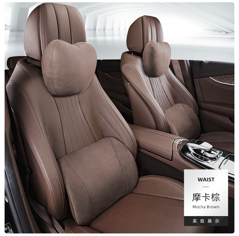 Car Lumbar Support Car Seat Belt Cushion Driver's Seat Office Seat Driver's Backrest Lumbar Support Lumbar Pillow