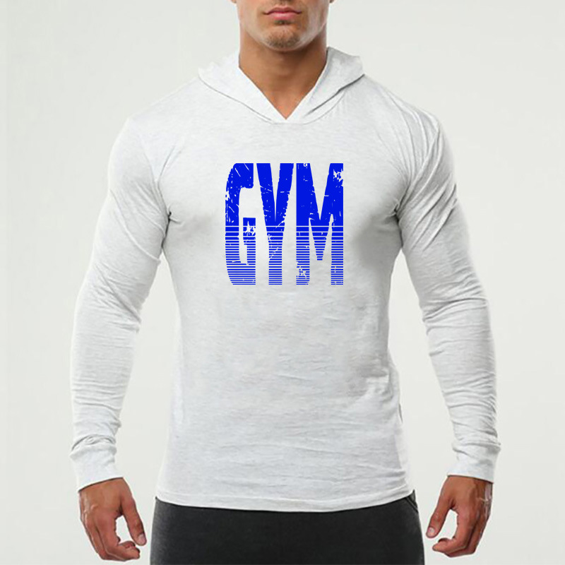 Men's sports loose running long sleeve jacket_voghion.com