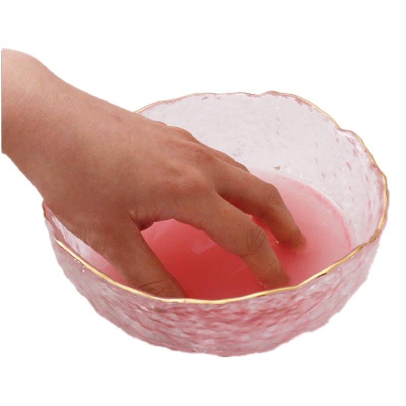 Internet celebridad de uñas burbuja tazón de mano protector de mano de uñas cuenca de la mano reparación de la mano remojo exfoliante de uñas especial colorido burbuja mano Bowl