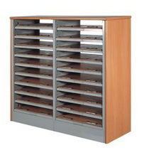 十层报纸平放柜