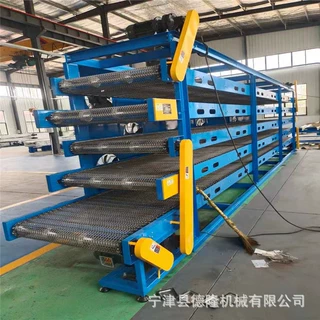 多层网带烘干输送机链网链条输送机儿狗粮烘干流水线传送带