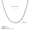 XL321S Silver Necklace