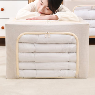 (Wholesale), big storage box, cloth for home use, foldable steel frame