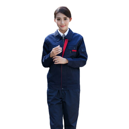 Factory Wholesale New Long-Sleeve Spring and Summer Work Uniforms Protective Workwear Breathable Set for Men and Women Engineering Uniforms