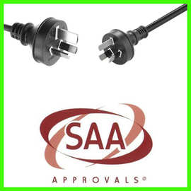 销澳标SAA认证澳大利亚电源线新西兰电线插头AS/NZS澳规三插澳洲