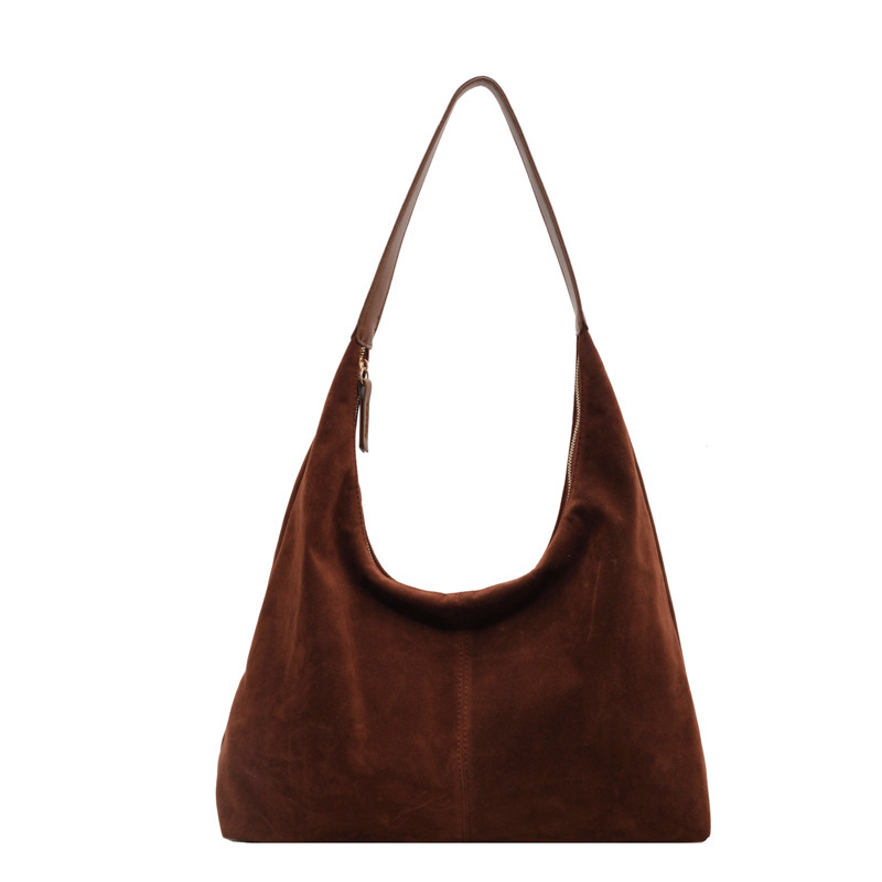 Bolso de axila de alta gama de otoño bolso femenino 2024 nuevo bolso tote esmerilado bolso grande de un solo hombro de gran capacidad para viajeros de moda
