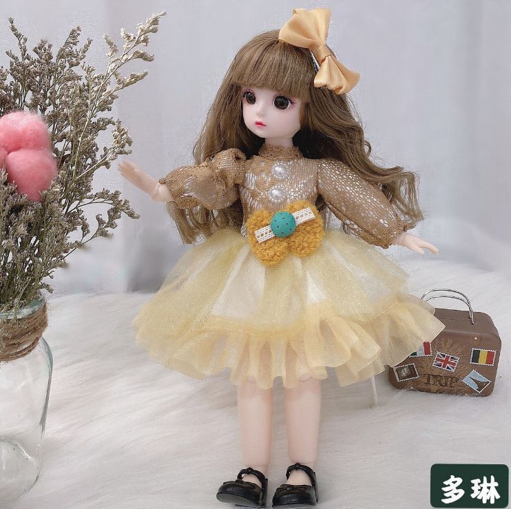 Music Storytelling 33cm Doll bjd Girl Kids Toy Doll Princess Wedding Dress Dress Up Gift Box Music Storytelling 33cm Doll bjd Girl Kids Toy Doll Princess Wedding Dress Dress Up Gift Box