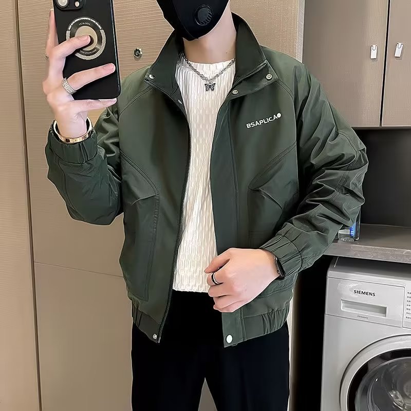 Moda marca pu Shuai ropa de trabajo chaqueta hombres primavera y otoño moda bordado chaqueta 2023 nuevos hombres casual otoño superior