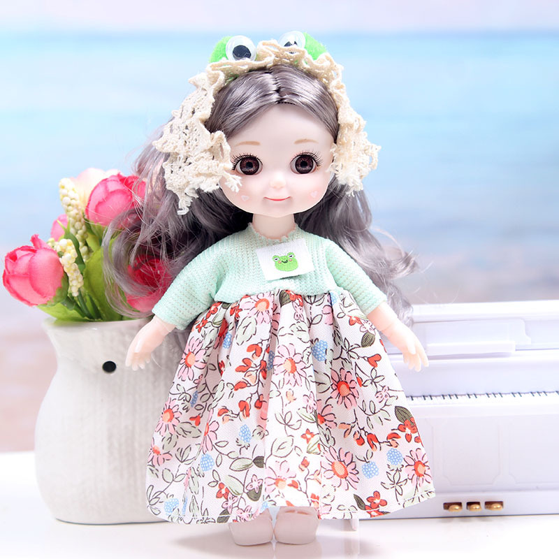 8 puntos de múltiples articulaciones se pueden vestir Molly traje de muñeca para niña 17 cm marea constante juguete Barbie confuso