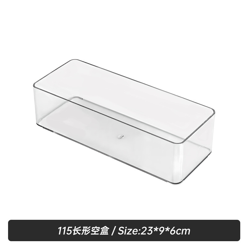 Pulsera de cristal Wenwan, pulsera, caja de almacenamiento de escritorio, joyería, collar, joyería, caja de joyería de acabado de escritorio transparente a prueba de polvo