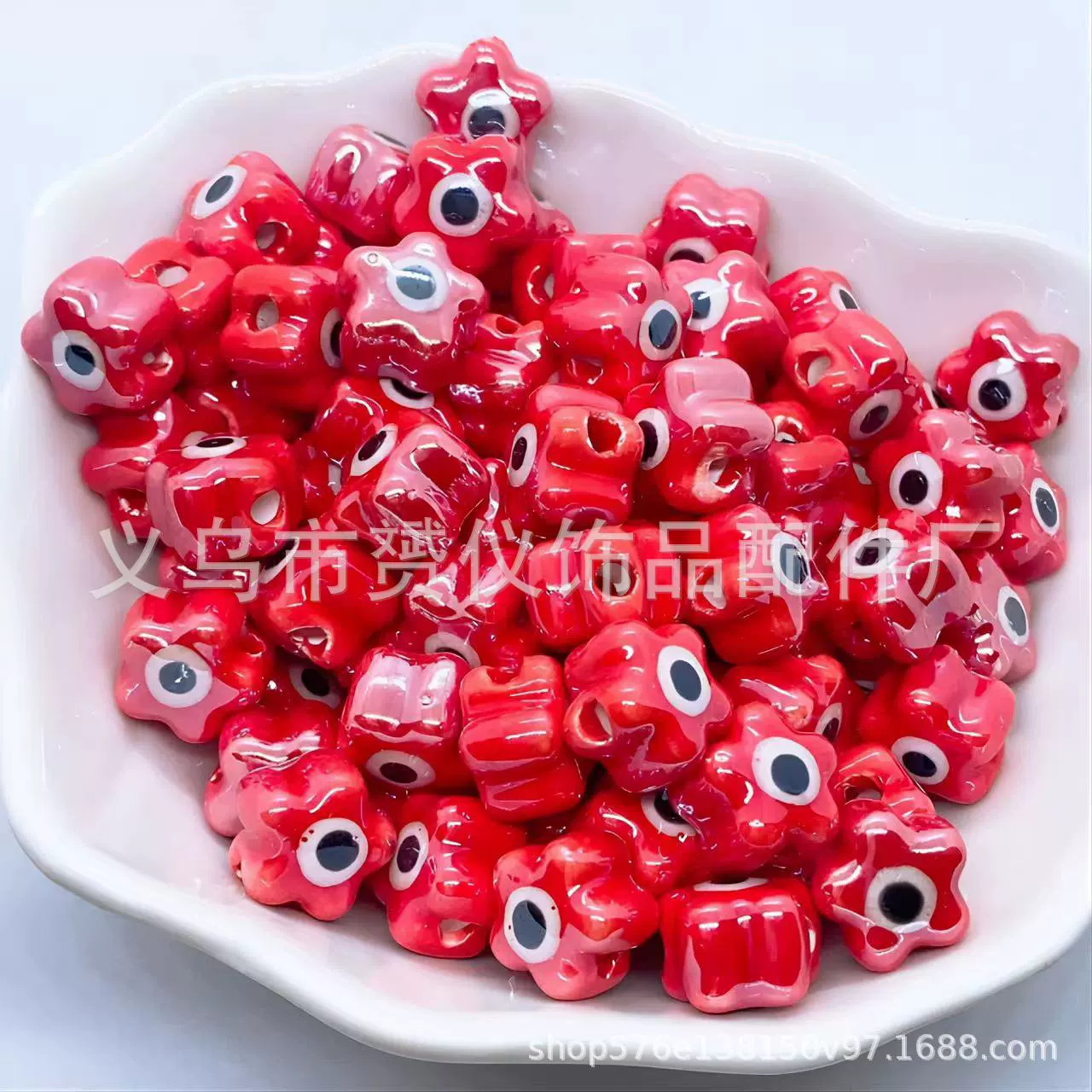 Разноцветные керамические бусины, браслет-bead ручной работы, аксессуар, аксессуары, ожерелье и браслет, цветочный, DIY, оптом