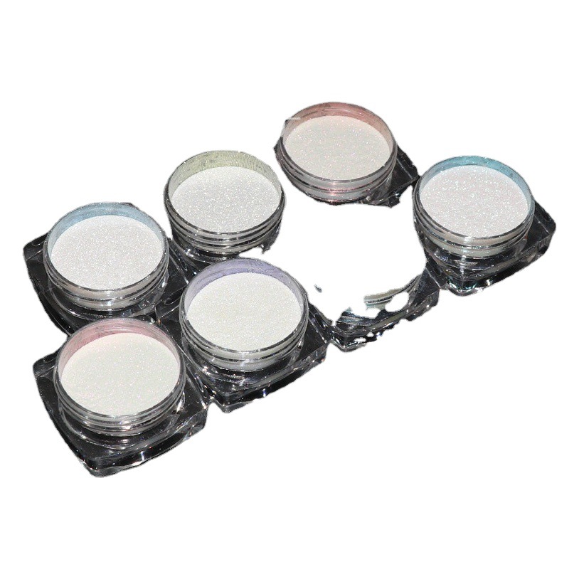 Internet Celebrity Nail Art Immortal Aurora Powder ins Fairy Aurora Magic Mermaid Shell Mirror Magic Mirror Powder Nail Decoration