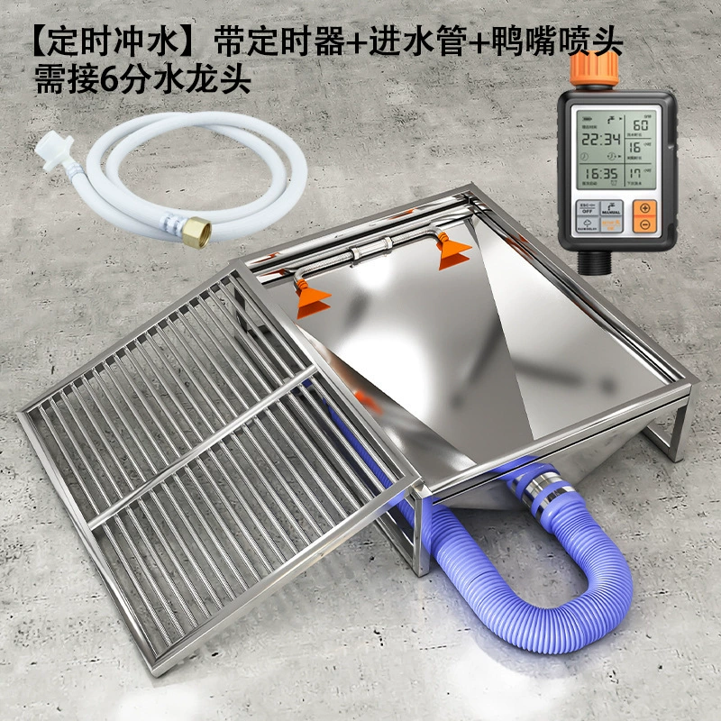 Нержавеющая сталь собачий туалет автоматически очищает через канализацию