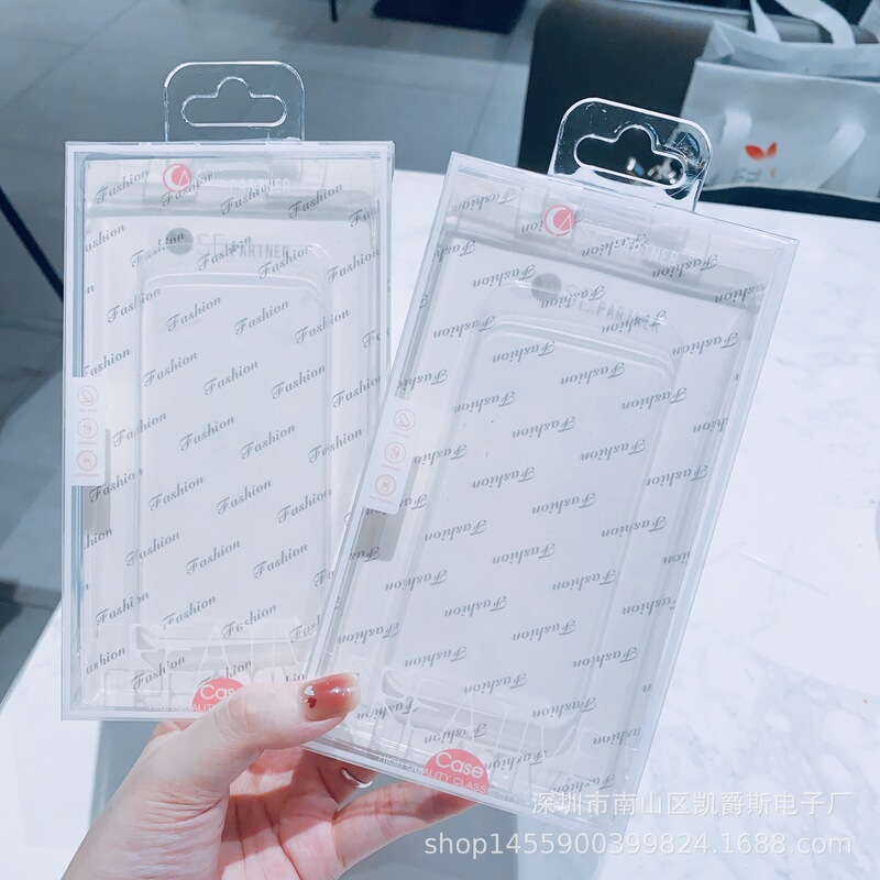 Folding Apple 15PROMAX mobile phone case packing box iPhone14/13PRO Crystal hook packing 12p