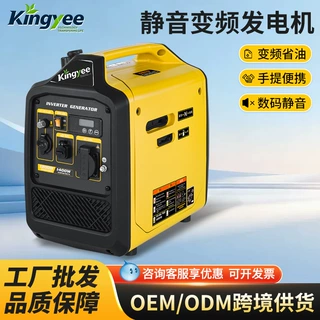 定制贴牌静音汽油发电机120V/240V便携式户外露营家用摆摊发电机