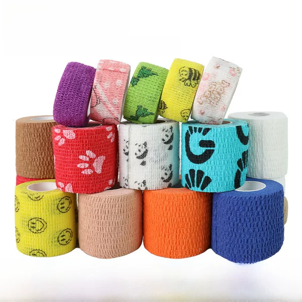Knee Outdoor Bandage High Elasticity Self-Adhesive Basketball Finger Protection Sports Bandage Elastic Pet Foot Wrapping Finger Bandage