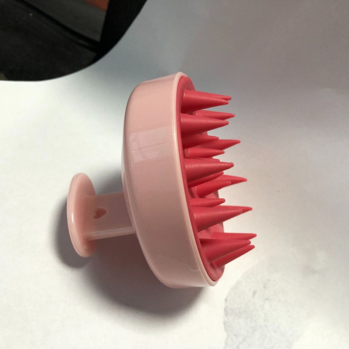 Temu en nombre del champú de pelo artefacto lavado de cuero cabelludo masaje champú peine champú cepillo masajeador peine de silicona rascador de pelo