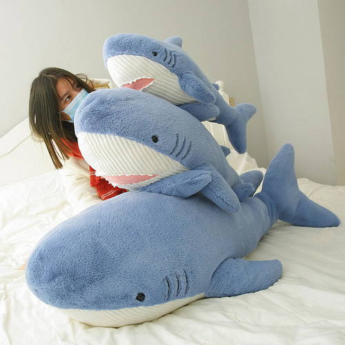 Newly born sea animals shark whale plush toy doll home sofa bed pillow hug sleep gift