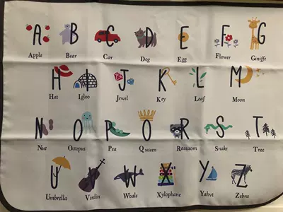 sunscreen curtain three-in-one: Car curtains - fun-letters-universal-size
