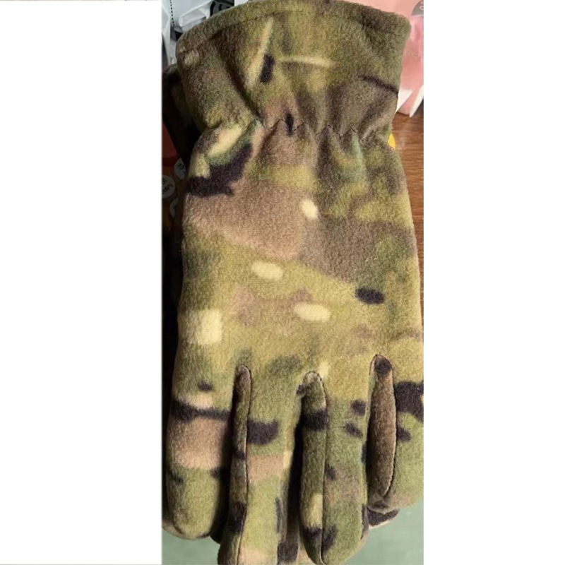Deportes al aire libre guantes térmicos ciclismo hombres y mujeres dedo completo invierno bicicleta fútbol antideslizante a prueba de viento impermeable guantes de lana