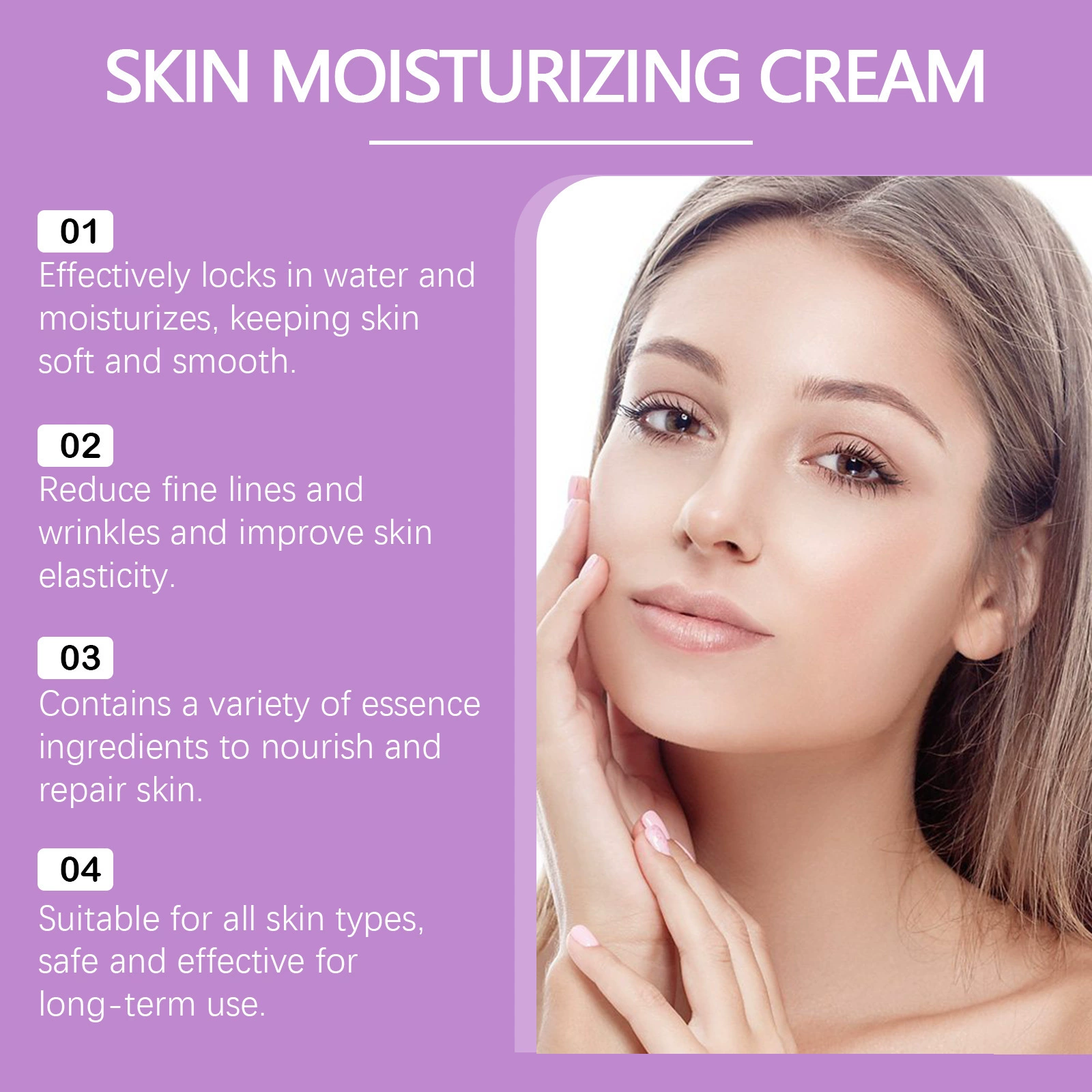 EELHOE Nutritious cream for face, smoothing moisturizing silky toner