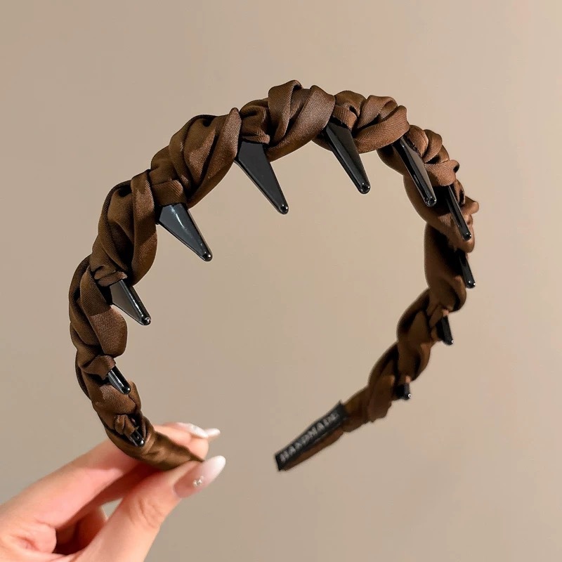 3#Brown satin waves