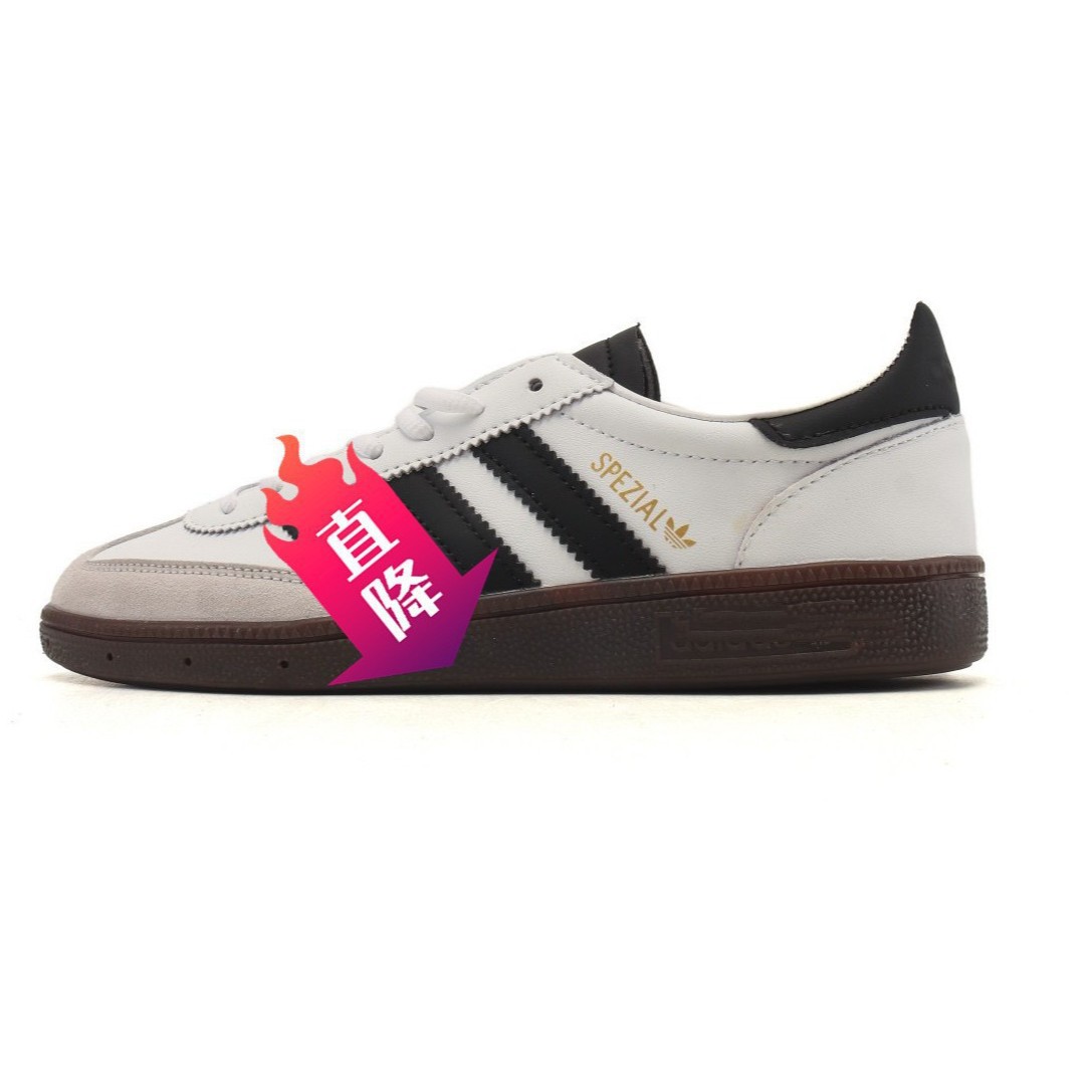Three-stripe HANDBALL SPEZIAL retro casual sneakers, German training shoes, T-strap design, classic unisex athletic shoes