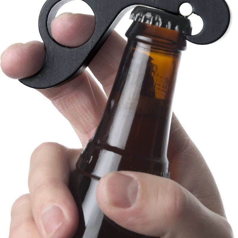 Трансграничный новый One-handed Bottle Opener Одноручный открыватель для бутылок Магнитный всасывающий металлический открывалка для бутылок