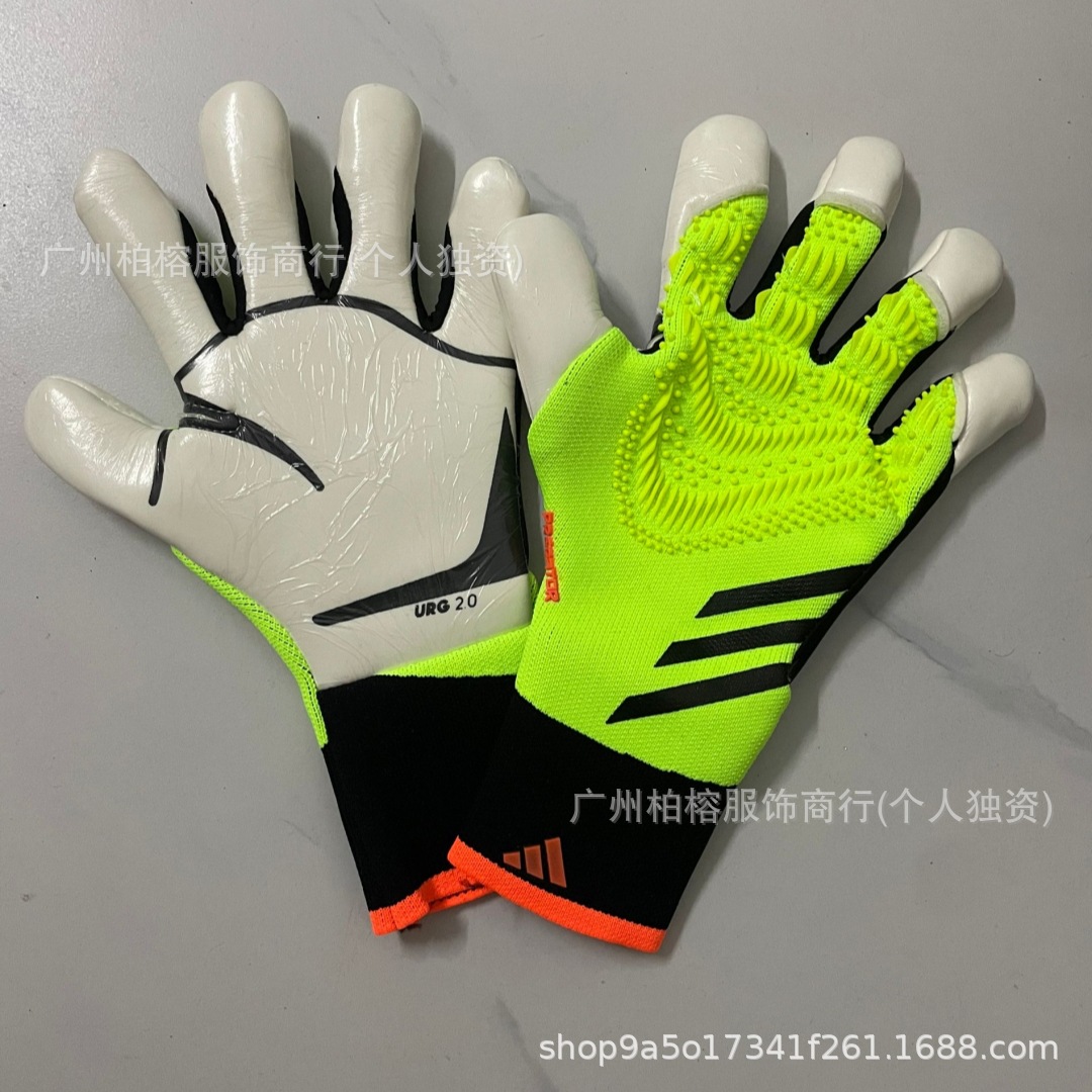 25 nuevo engrosado sin pulsera sin dedos de látex antideslizante entrenamiento de entrenamiento de portero del halcón guantes portero