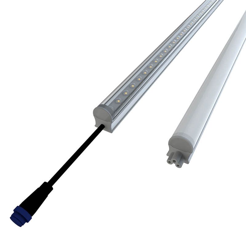 led线形灯超亮办公室长条灯简约现代吸顶商场超市吊线条形灯