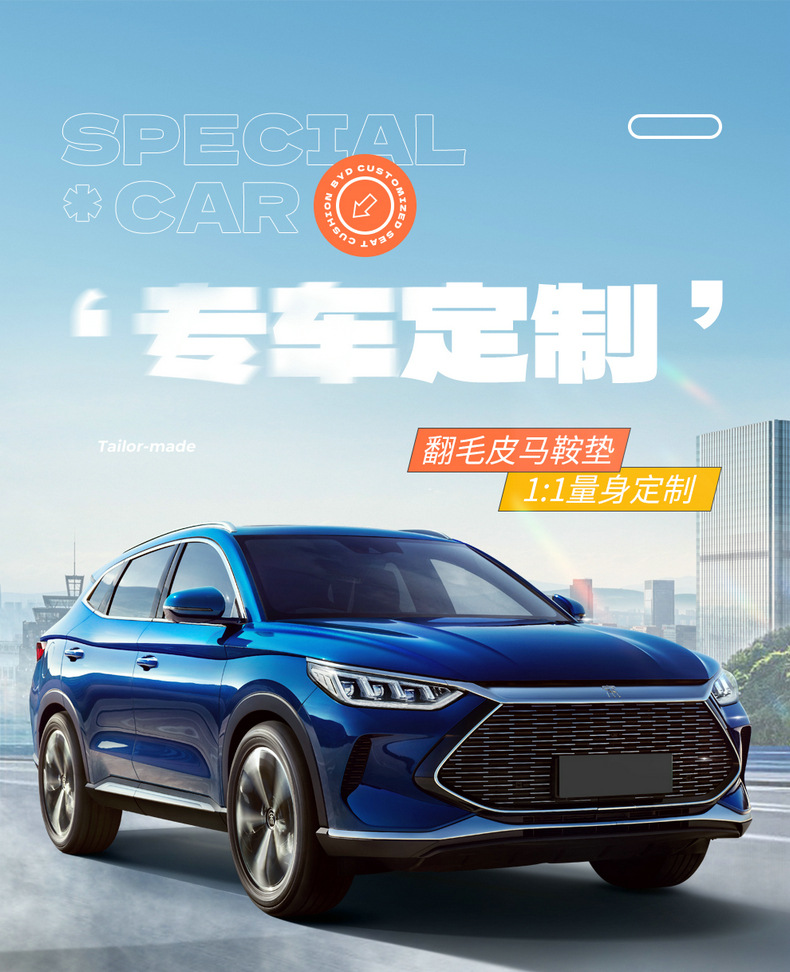 BYD Song plusdmi Champion Edition Special Car Cushion Fur Seat Cover Song proev Four Seasons Seat Cover