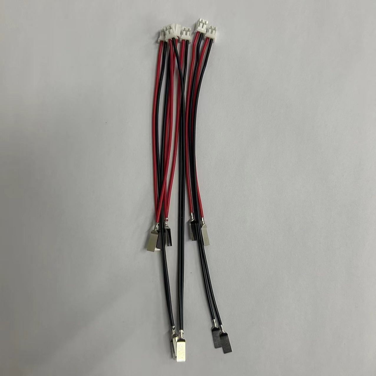 1.25 2.0 2.54端子线18650电池镍片线4*8接触片红黑2pPVC电线加工