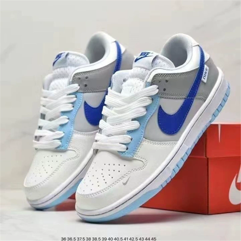 Кроссовки AF1 Air Force One, сине-голубая отделка, повседневный студенческий стиль