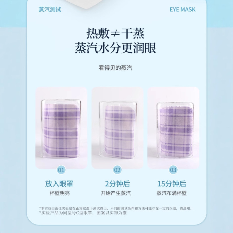 3D 蒸気温湿布アイマスク自己発熱卸売および小売使い捨て加熱蒸気アイマスクタイプ C スチームアイ|undefined