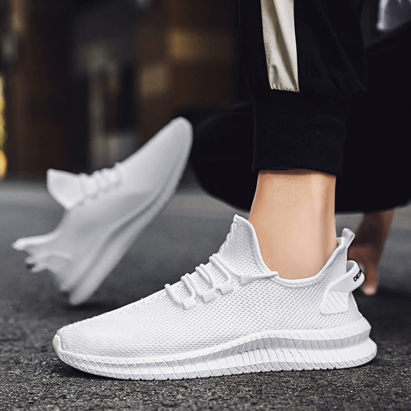 Breathable fashionable demi-season casual footwear for leisure, sports shoes, sneakers, for running, Korean style