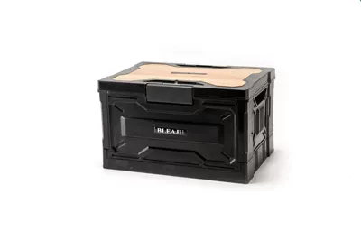 Camping Cart, Transport Cart, Shopping – Car storage bag/box - black-22l-36x31x25