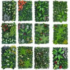 国境を越えたAmazonの売れ筋模擬緑植物ミラノ草緑植物背景壁装飾メーカーは芝生植物壁を承認しました