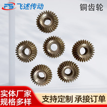 铜齿轮金属圆柱传动小齿轮高精度硬齿面非标齿轮精密机械输送齿轮