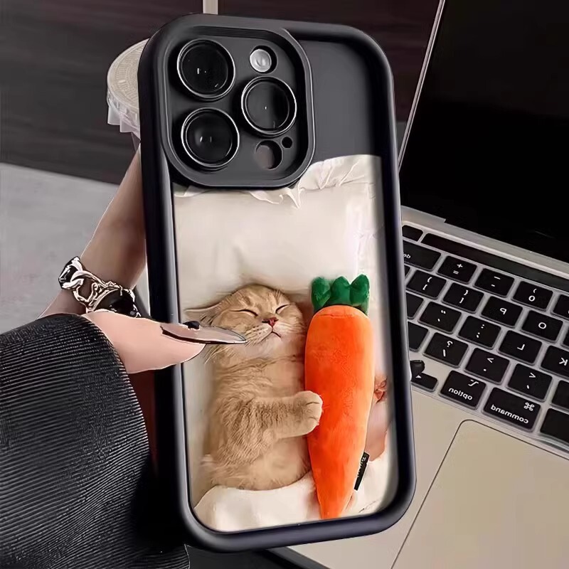 大根抱猫適用めい15携帯ケースCIVIかわいいシンプル赤米K80金刚砂小衆NOTE14|undefined